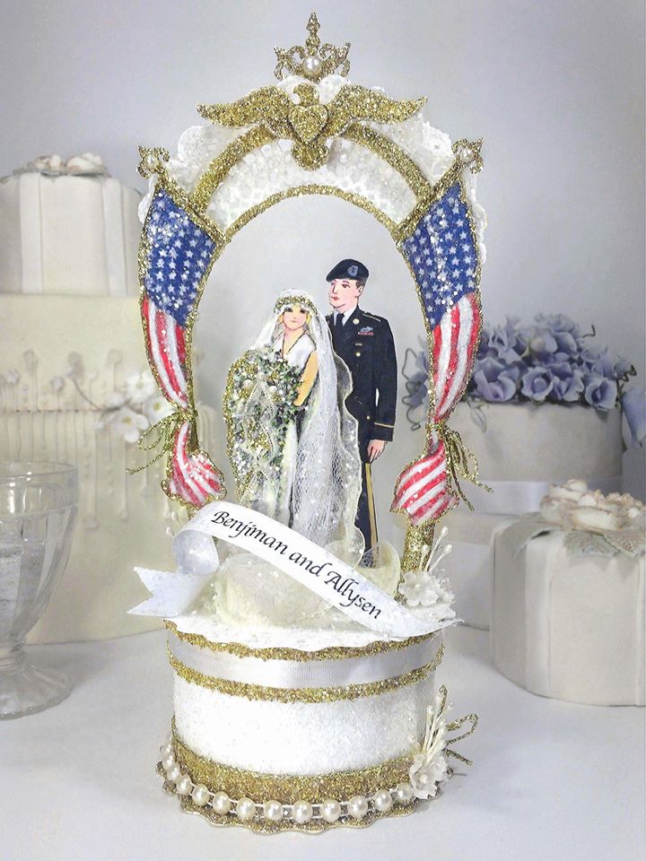 Military Wedding Cake Topper